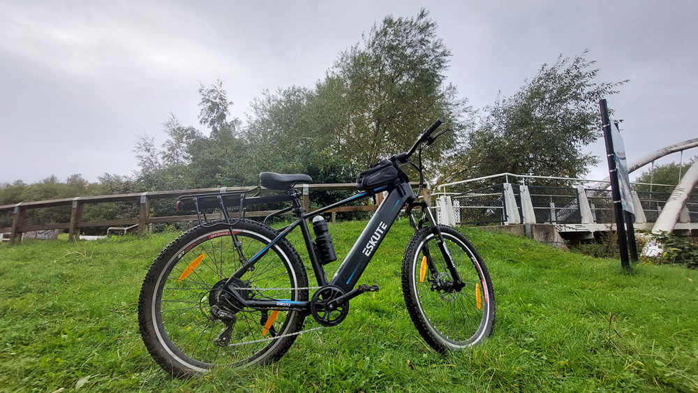 e-bike at the slope