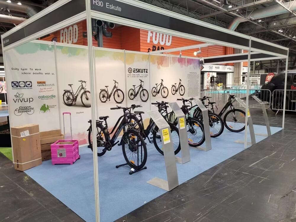 Met ESKUTE at the National Cycle Show