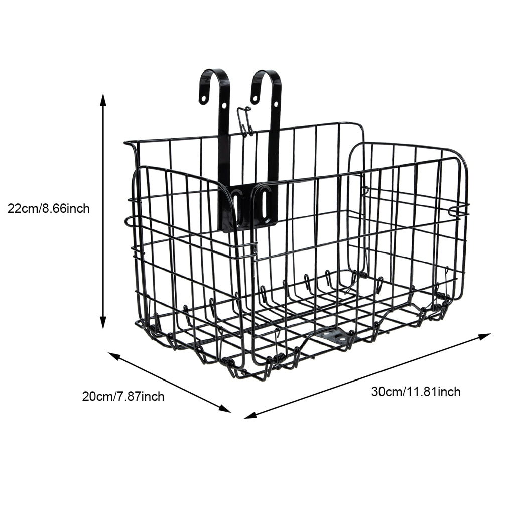 Bicycle Front Basket-Foldable & Detachable