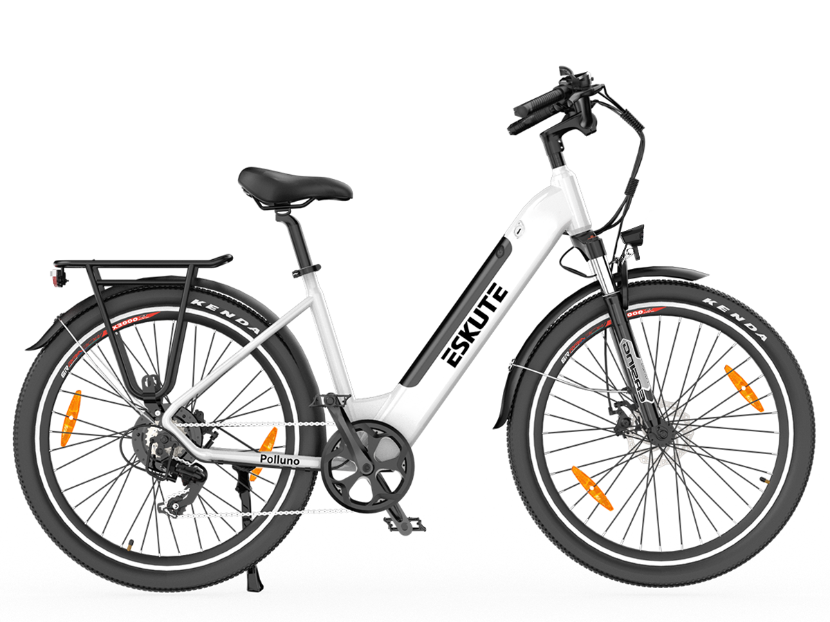Polluno PLUS Electric City Bike Eskute Eskute UK