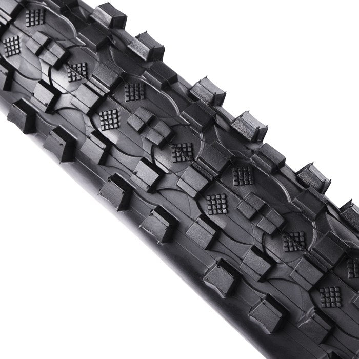 FECAMOS 12x2.4 Inch Kids Bike Tire - Special Tread, High Strength, 40 PSI, Black