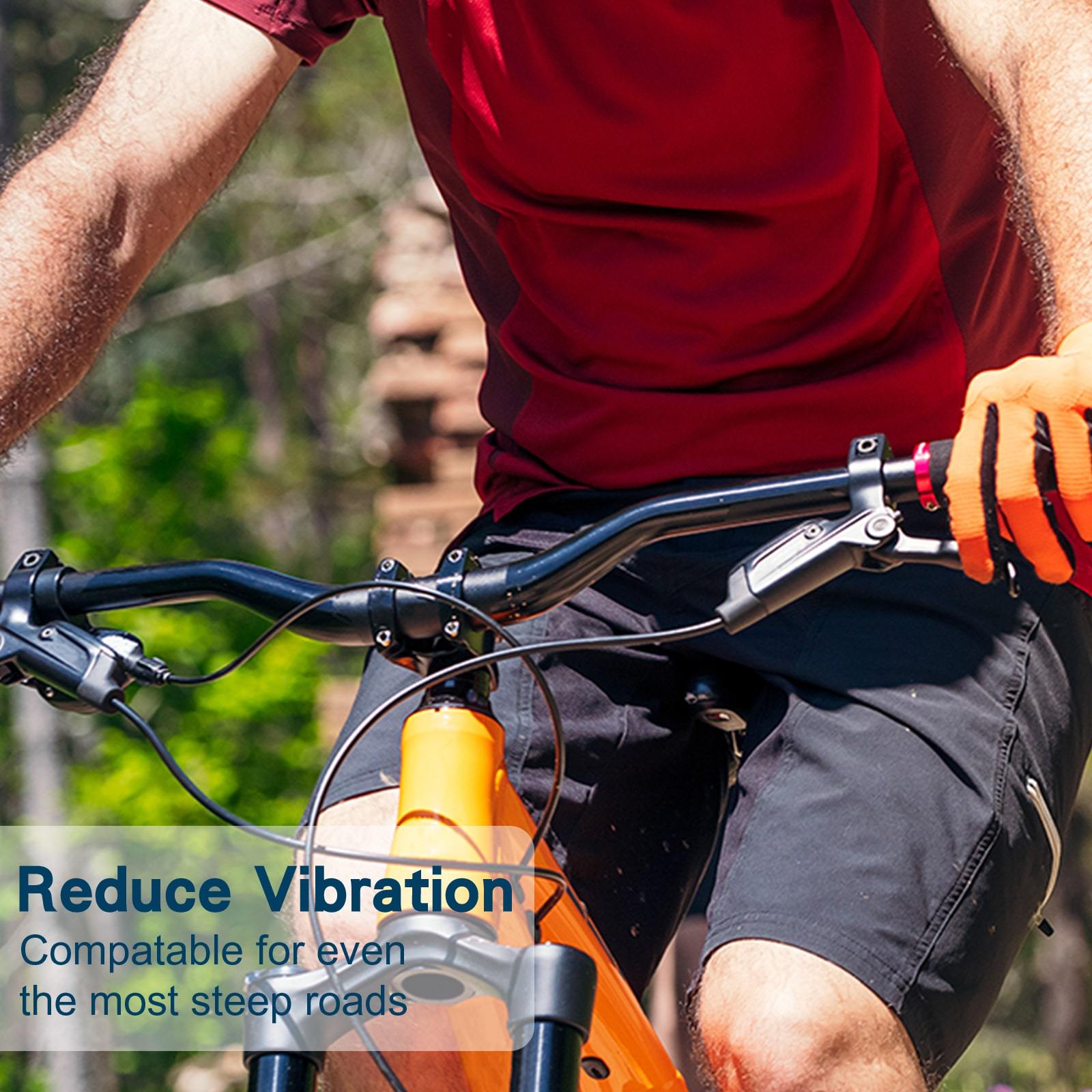 bike phone holder reducing vibration for steep roads