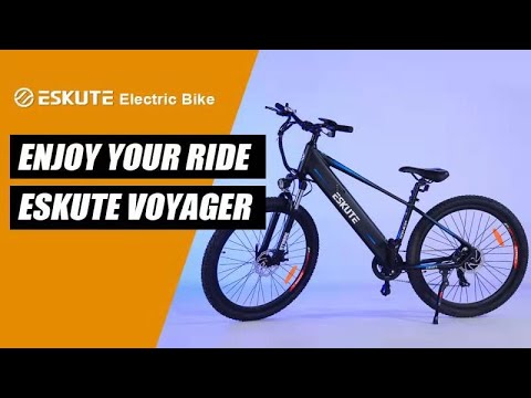 enjoy your ride with eskute voyager electric bike 