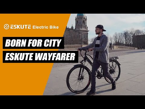 video for eskute wayfarer electric city bike 
